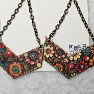 Handmade BOHO Double Sided earrings